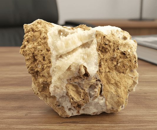 Krystaly aragonitu v opuce - Supreme Panthers