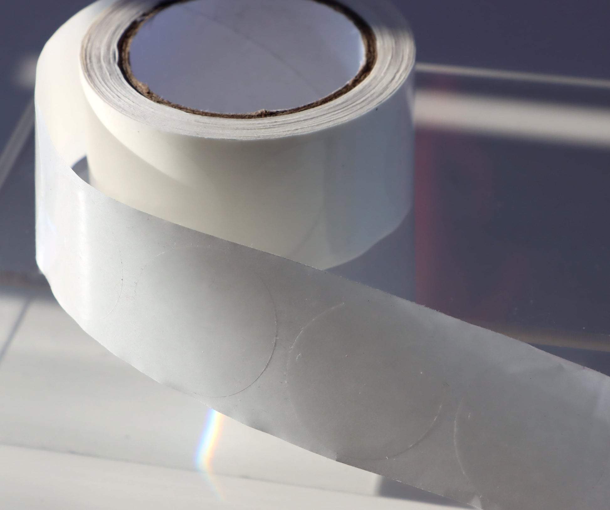 Lepící štítky transparentní kulaté na popisky voděodolné 500 samolepek - Supreme Panthers