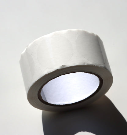 Lepící štítky transparentní kulaté na popisky voděodolné 500 samolepek - Supreme Panthers