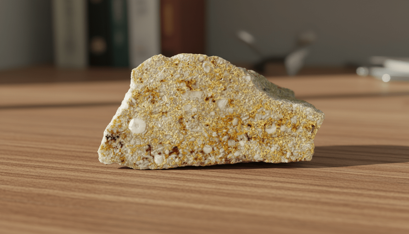 Leštěné velké články lilijic ve žlutém vápenci - Supreme Panthers