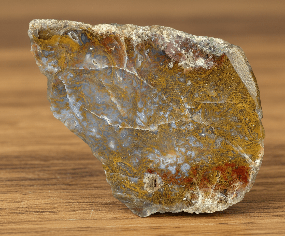 Leštěný mechový achát - Supreme Panthers