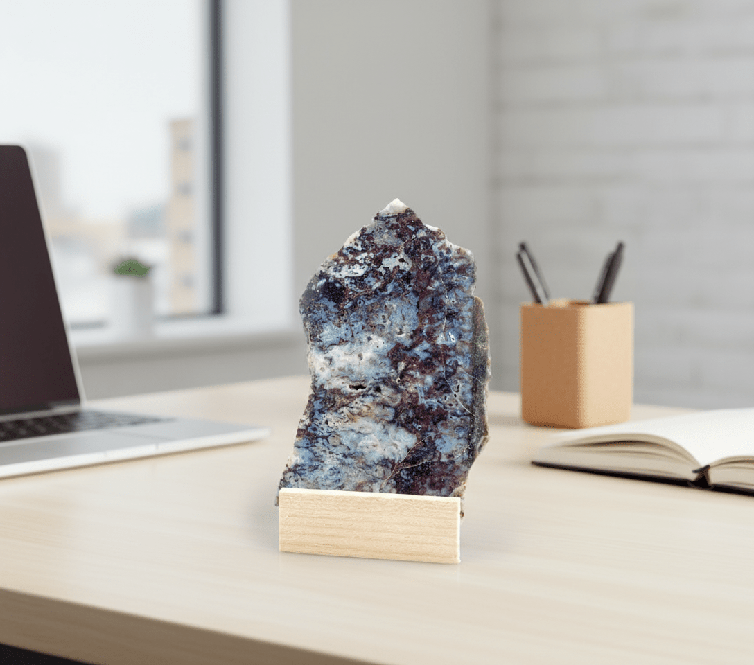 Leštěný mechový achát - Supreme Panthers