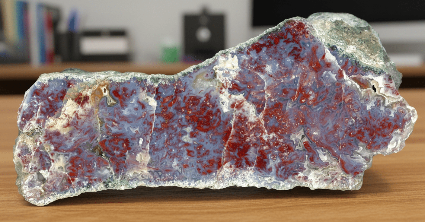 Leštěný mechový achát - Supreme Panthers