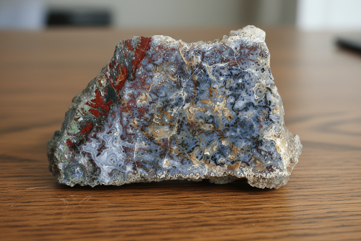 Leštěný mechový achát - Supreme Panthers