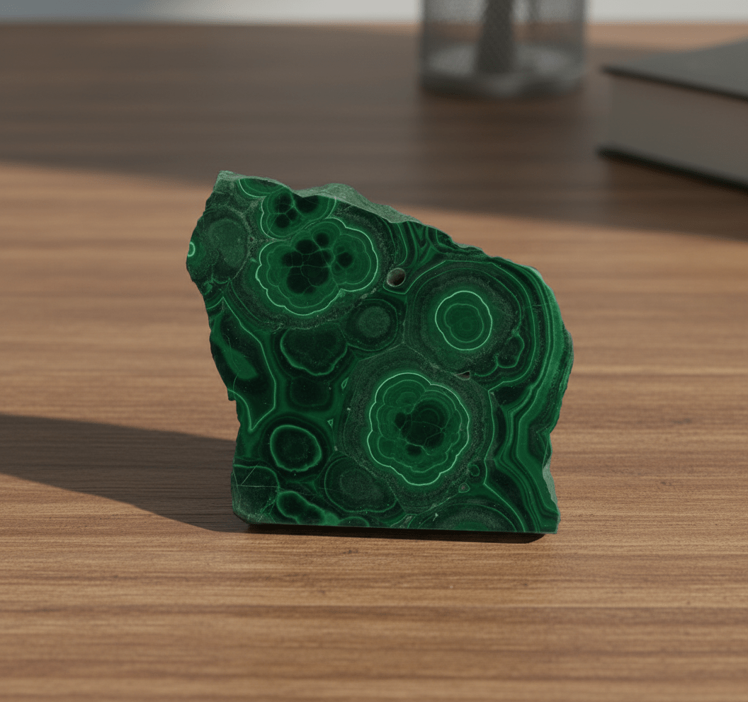 Leštěný sbírkový malachit - Supreme Panthers