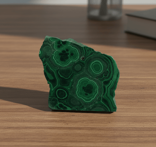 Leštěný sbírkový malachit - Supreme Panthers