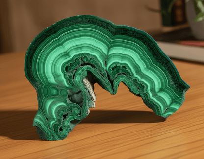 Leštěný sbírkový malachit - Supreme Panthers