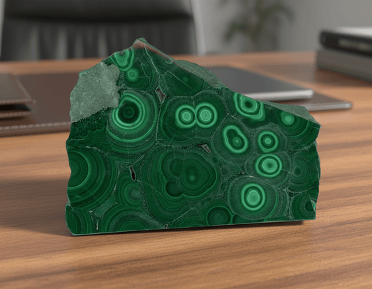 Leštěný sbírkový malachit - Supreme Panthers