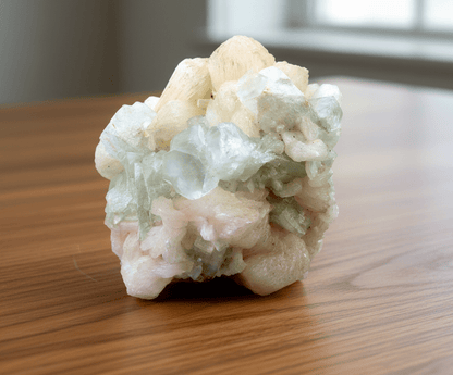 Masivní apofylit a stilbit drúza - Supreme Panthers