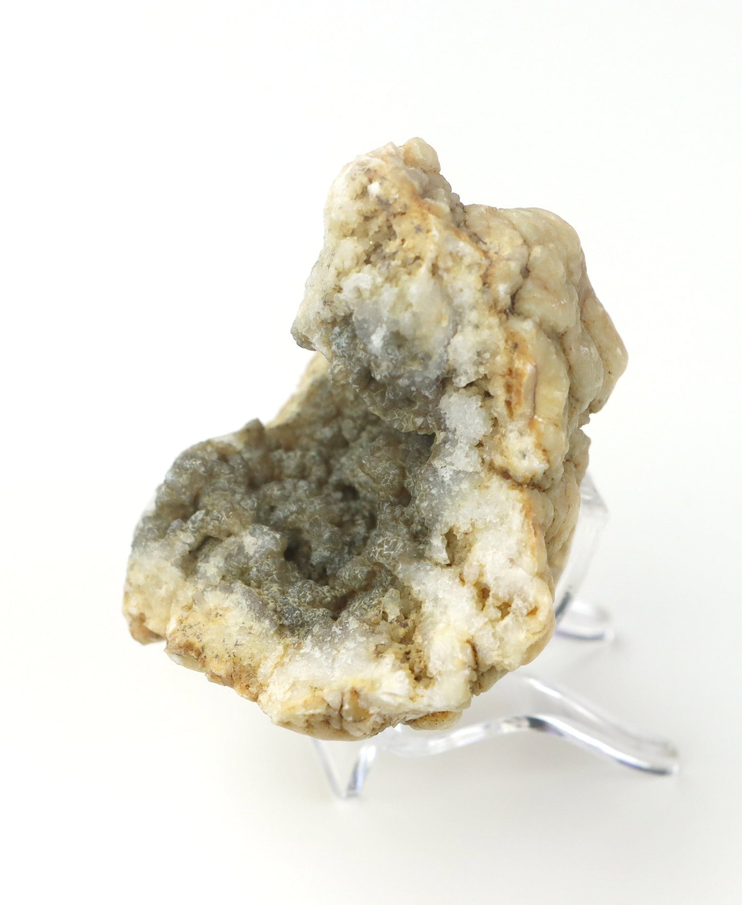 Modravý chalcedon na perimorfóze v geodě - Supreme Panthers