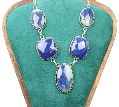 Náhrdelník „Hlubina modři“ – fazetovaný lapis lazuli - Supreme Panthers