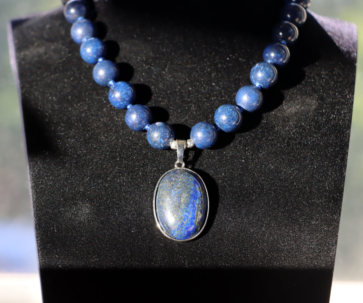 Náhrdelník korálkový lapis lazuli - Supreme Panthers