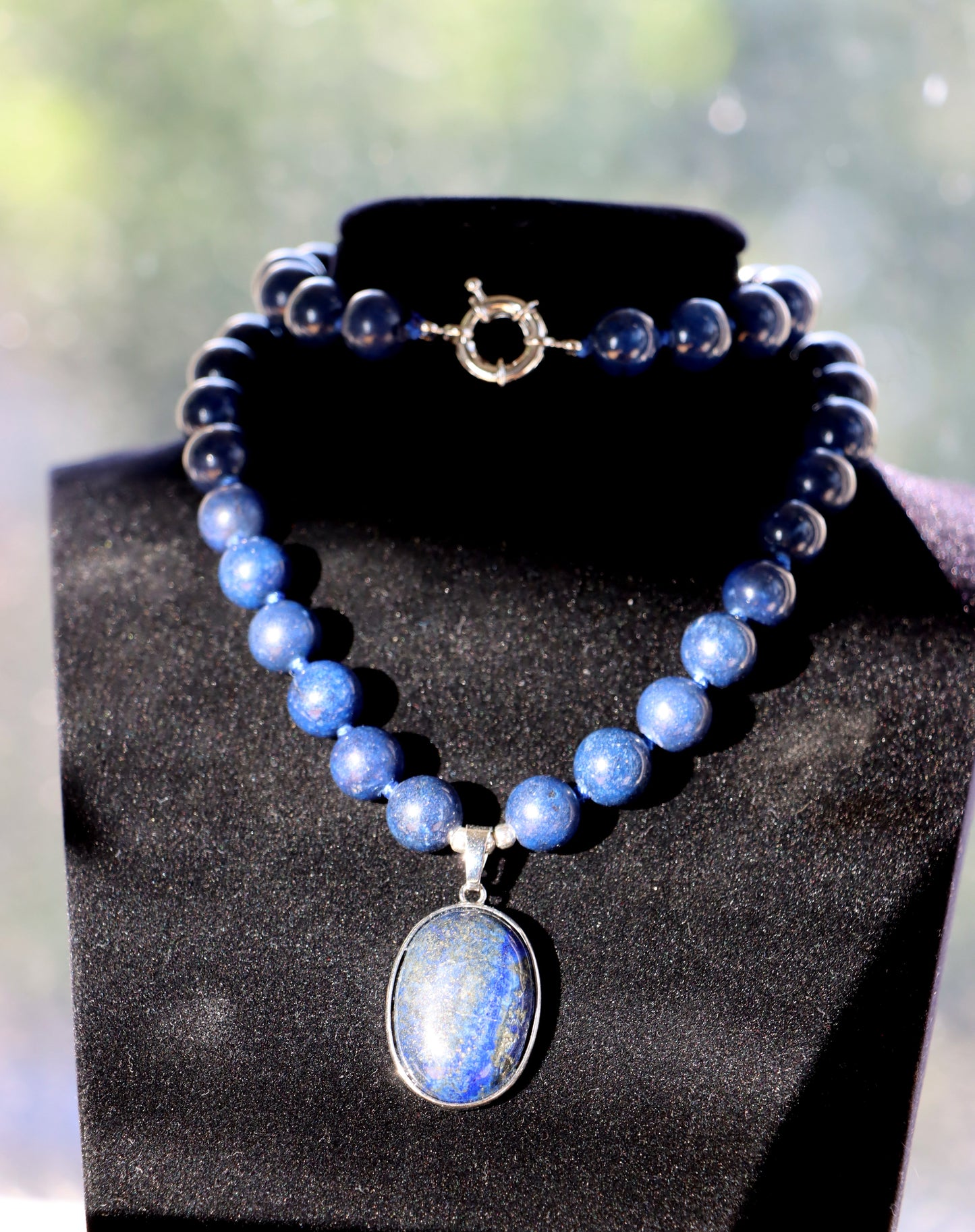 Náhrdelník korálkový lapis lazuli - Supreme Panthers