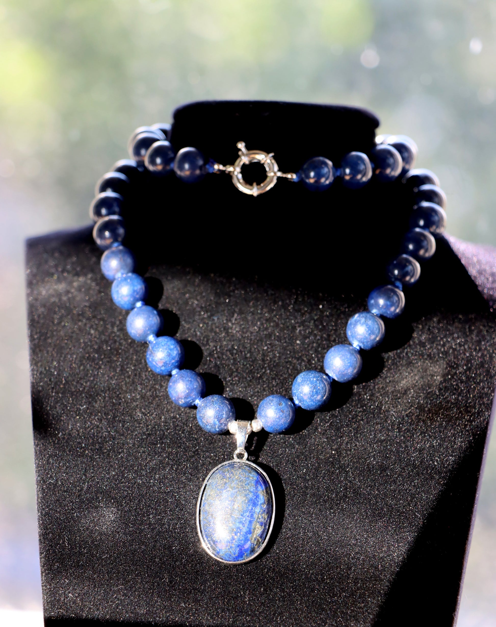 Náhrdelník korálkový lapis lazuli - Supreme Panthers