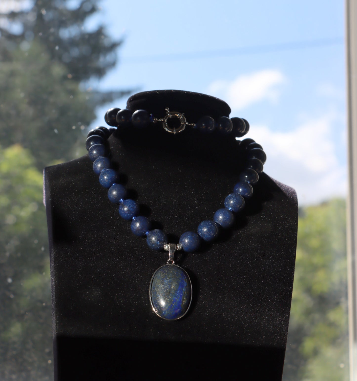 Náhrdelník korálkový lapis lazuli - Supreme Panthers