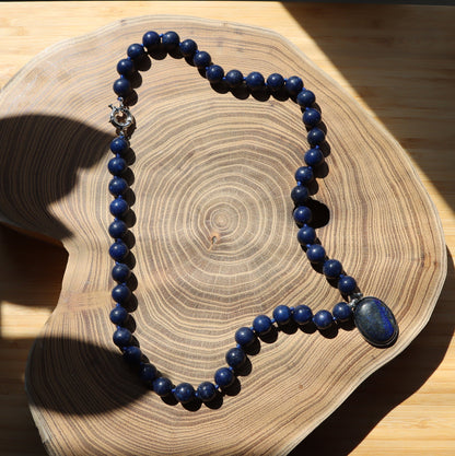 Náhrdelník korálkový lapis lazuli - Supreme Panthers