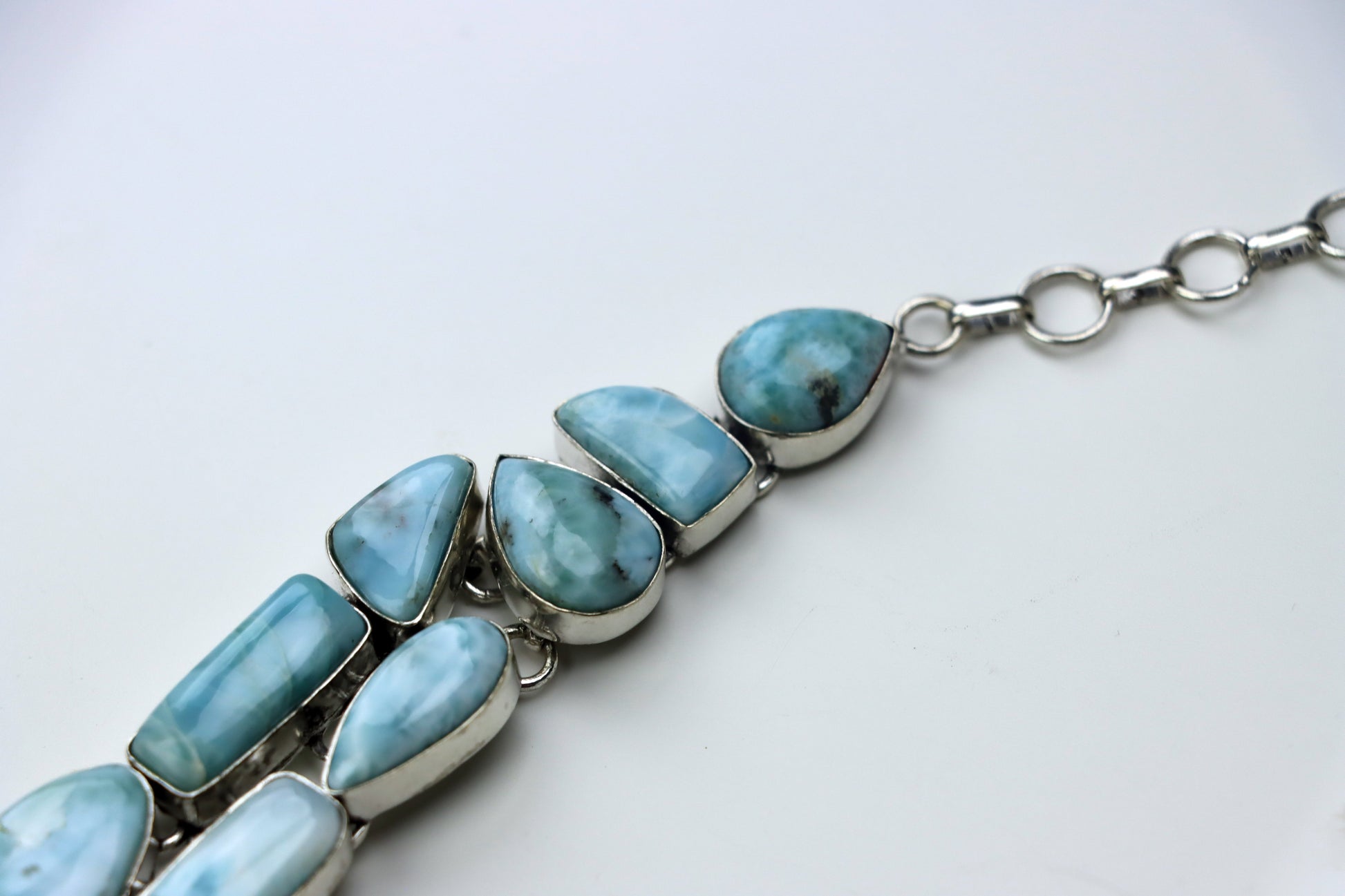 Náhrdelník „Slzy karibského moře“ – larimar Lacrimae Maris Caribici I. - Supreme Panthers