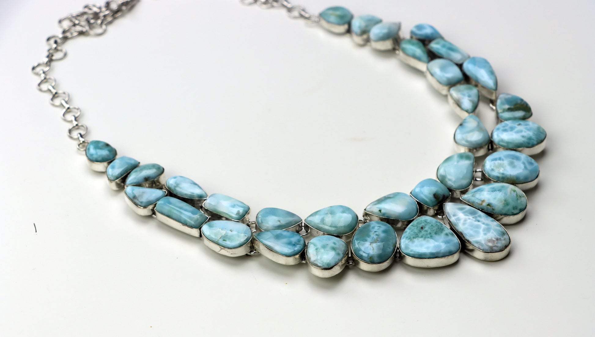 Náhrdelník „Slzy karibského moře“ – larimar Lacrimae Maris Caribici I. - Supreme Panthers