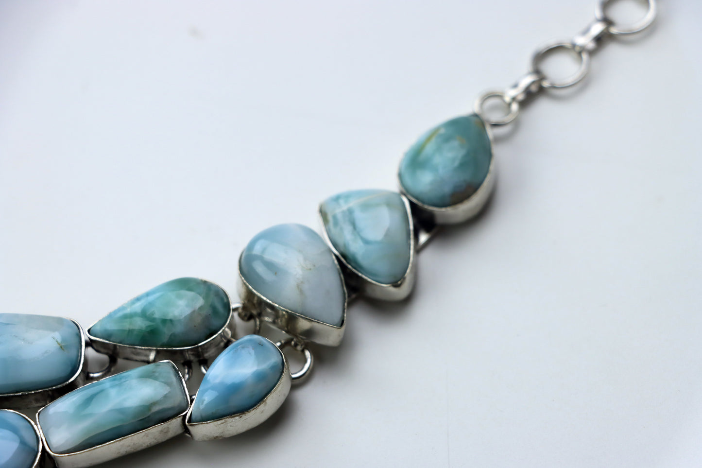 Náhrdelník „Slzy karibského moře“ – larimar Lacrimae Maris Caribici I. - Supreme Panthers
