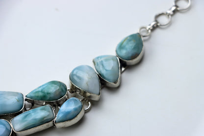Náhrdelník „Slzy karibského moře“ – larimar Lacrimae Maris Caribici I. - Supreme Panthers
