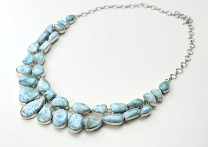 Náhrdelník „Slzy karibského moře“ – larimar Lacrimae Maris Caribici I. - Supreme Panthers