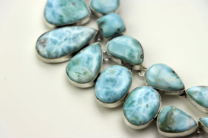Náhrdelník „Slzy karibského moře“ – larimar Lacrimae Maris Caribici I. - Supreme Panthers