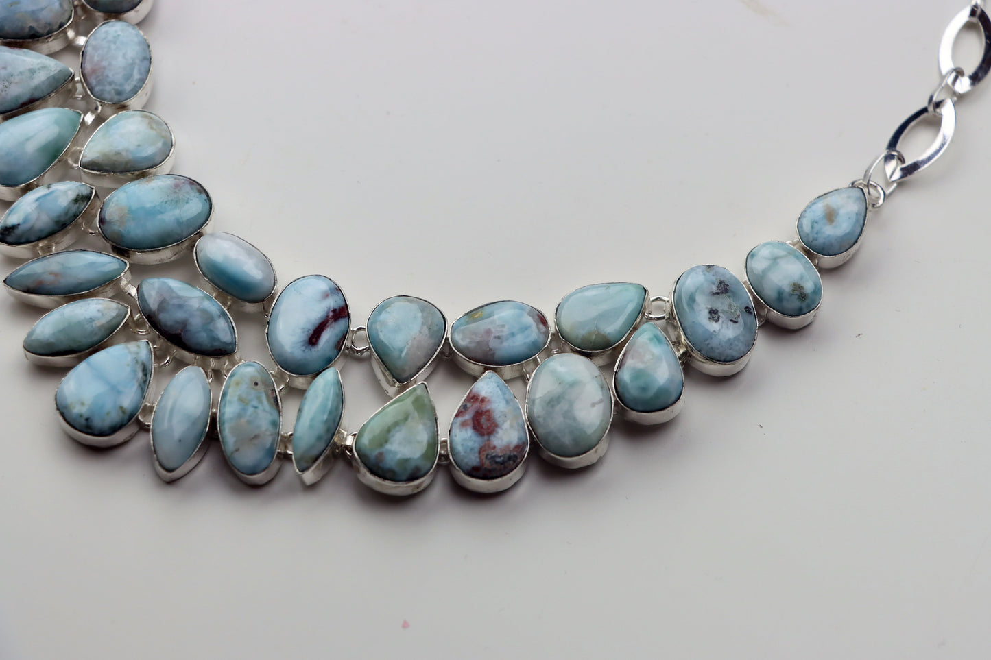 Náhrdelník „Slzy karibského moře“ – larimar Lacrimae Maris Caribici II. - Supreme Panthers