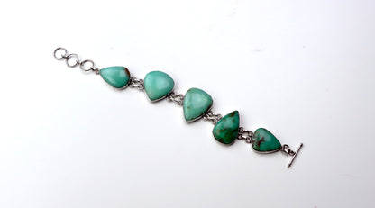 Náramek článkový – chryzopras/opál Continuum - Supreme Panthers