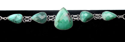 Náramek článkový – chryzopras/opál fazetovaný Continuum - Supreme Panthers