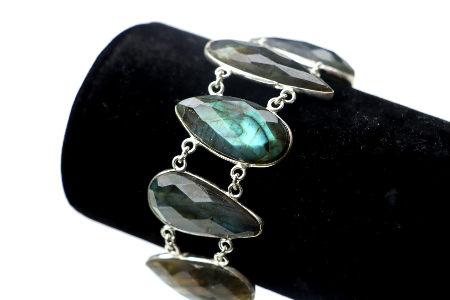 Náramek článkový – labradorit fazetovaný Continuum - Supreme Panthers