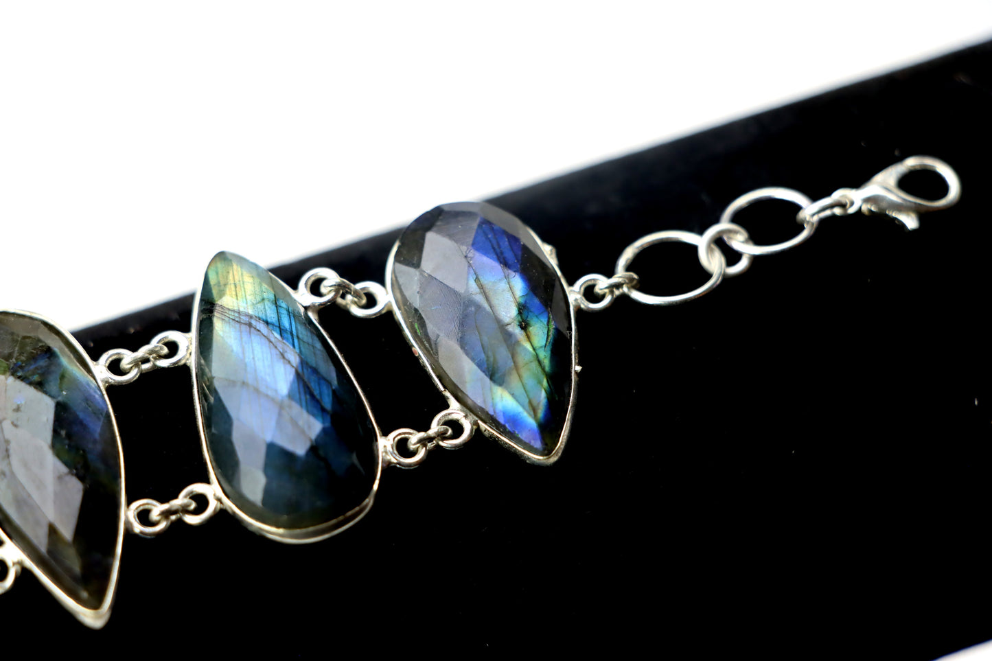 Náramek článkový – labradorit fazetovaný Continuum - Supreme Panthers