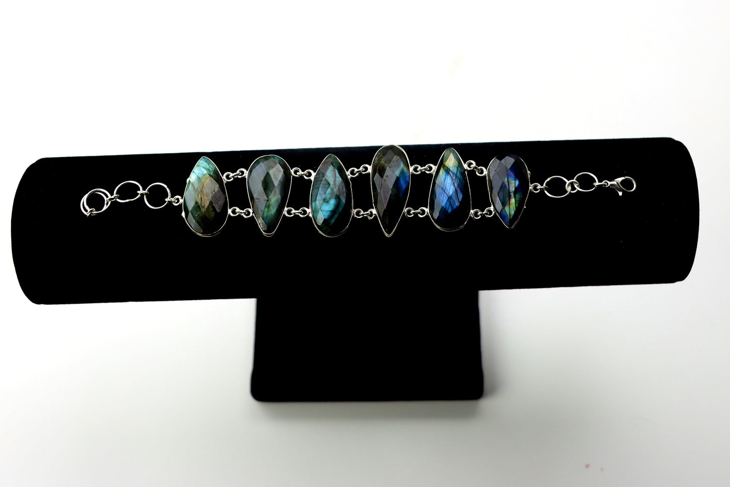 Náramek článkový – labradorit fazetovaný Continuum - Supreme Panthers