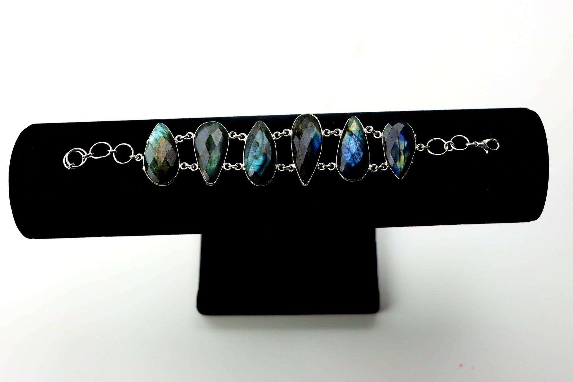 Náramek článkový – labradorit fazetovaný Continuum - Supreme Panthers