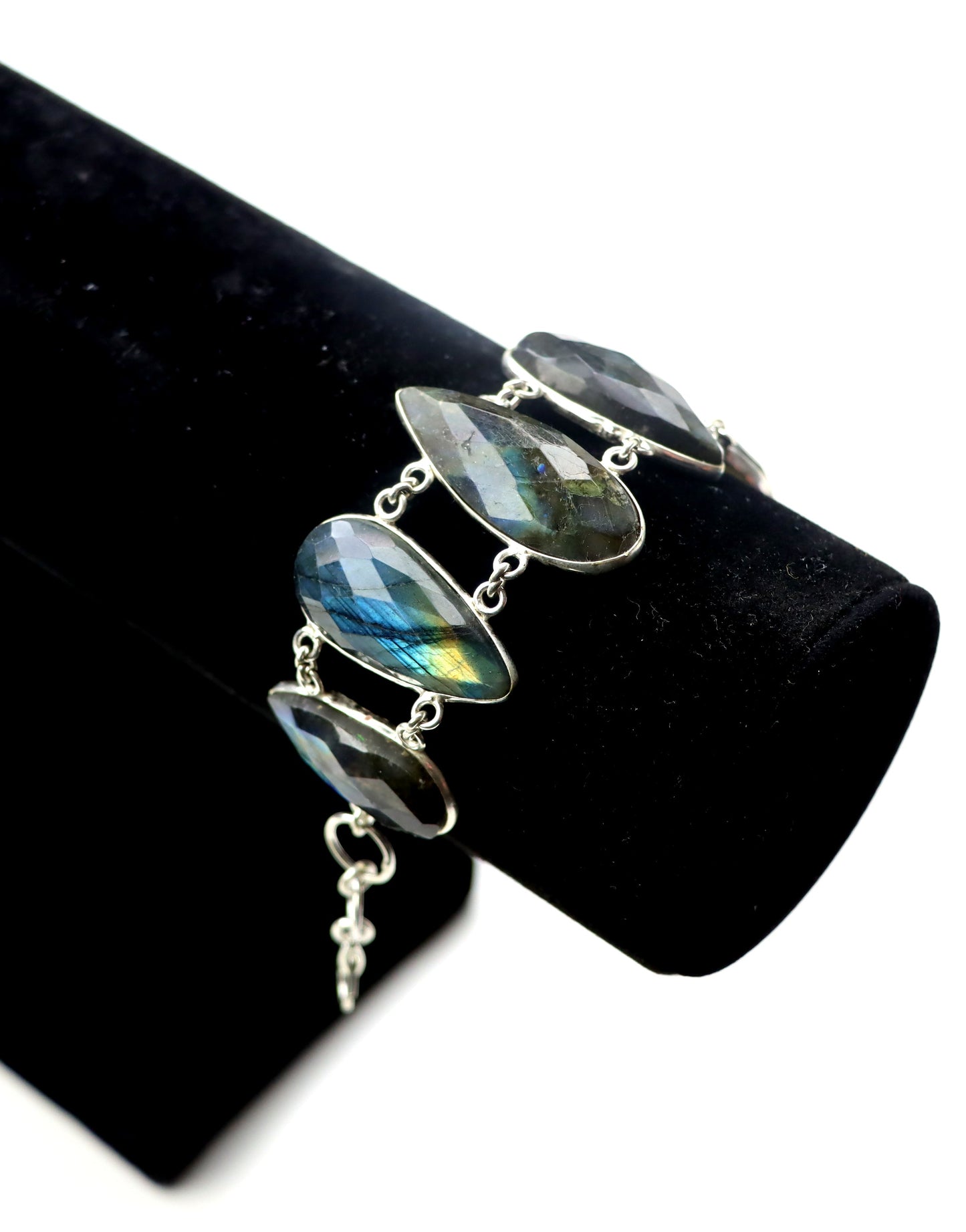 Náramek článkový – labradorit fazetovaný Continuum - Supreme Panthers