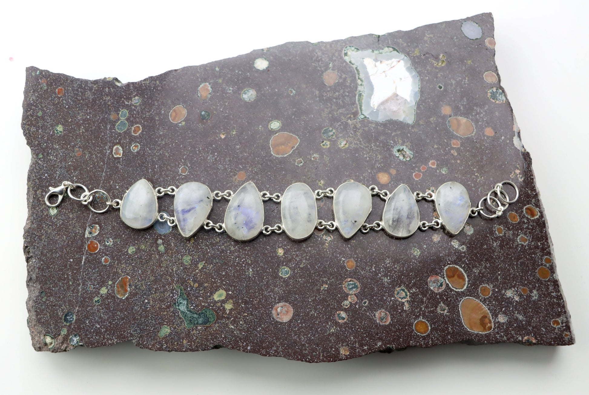 Náramek článkový – Měsíční kámen/adulár Continuum - Supreme Panthers