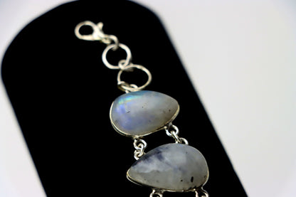 Náramek článkový – Měsíční kámen/adulár Continuum - Supreme Panthers