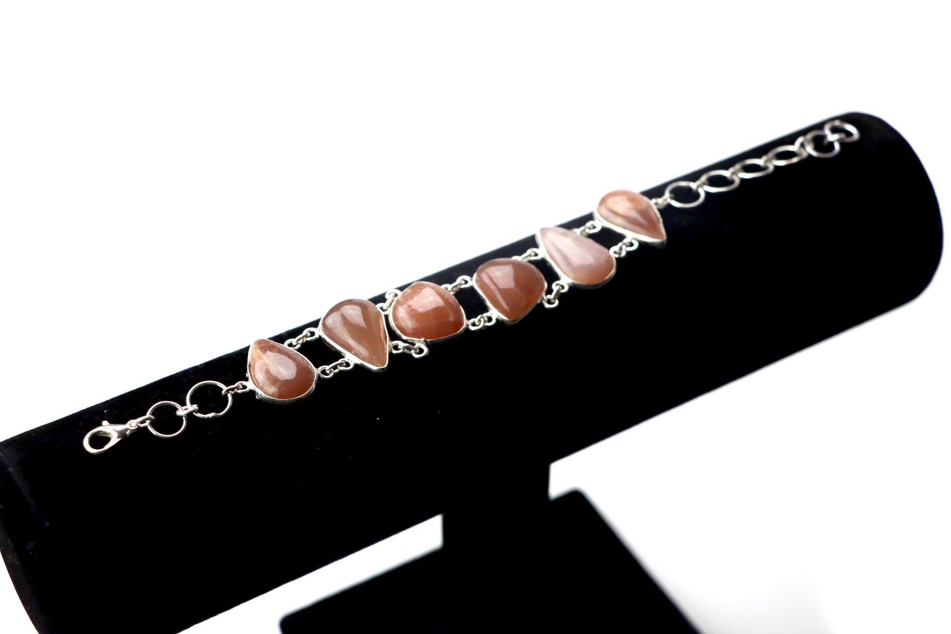 Náramek článkový – Sluneční kámen/ortoklas Continuum - Supreme Panthers