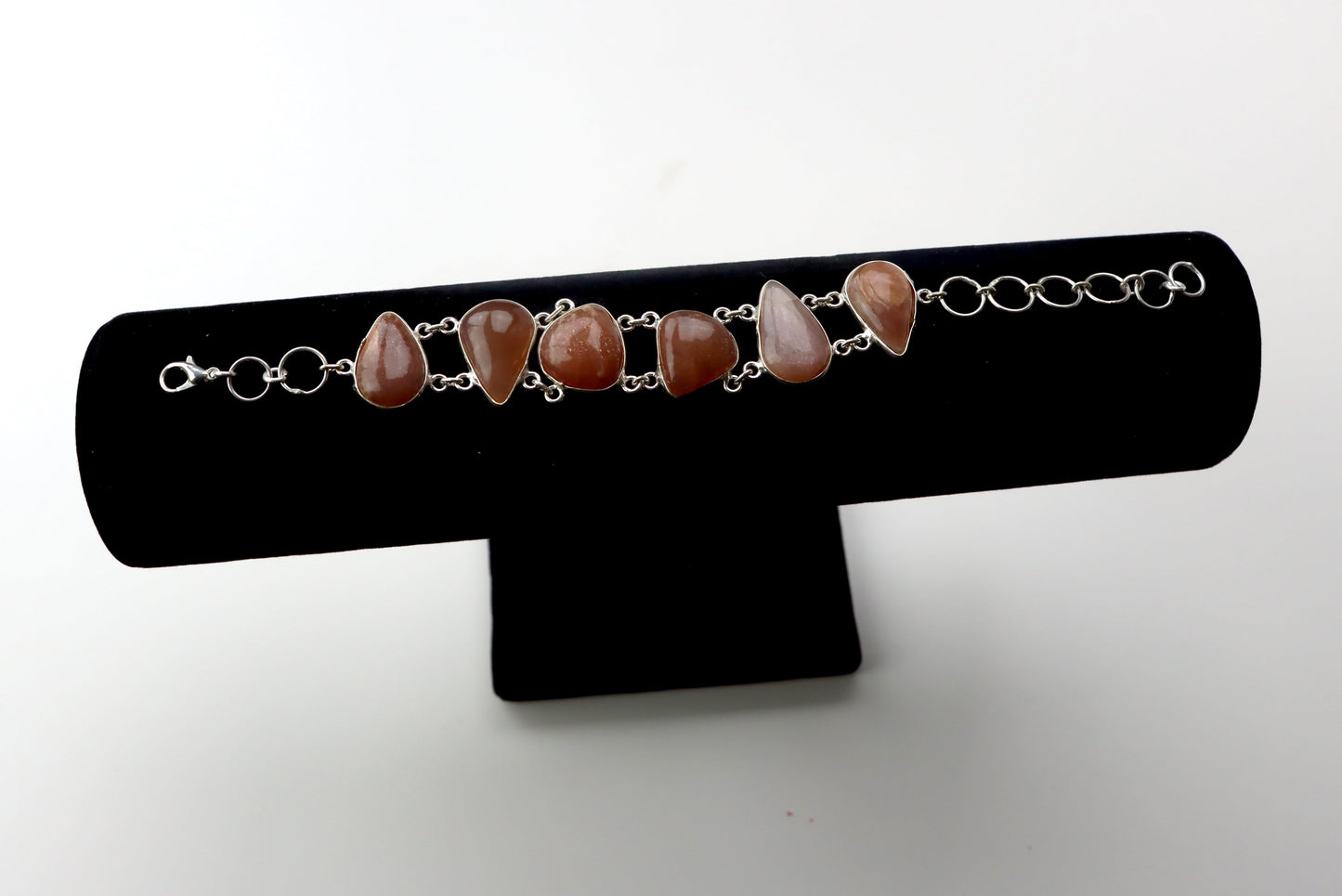 Náramek článkový – Sluneční kámen/ortoklas Continuum - Supreme Panthers