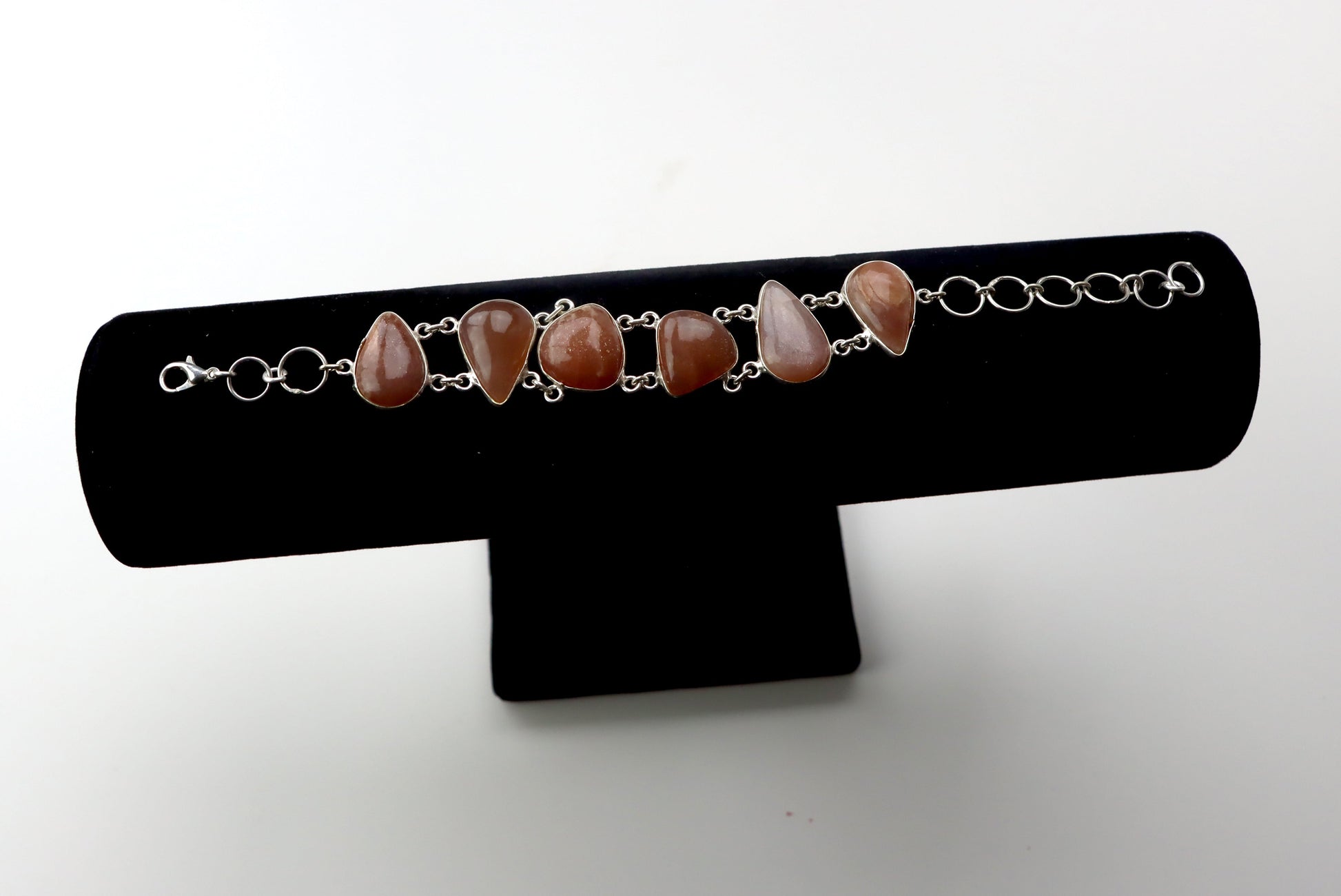 Náramek článkový – Sluneční kámen/ortoklas Continuum - Supreme Panthers