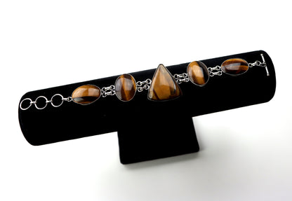 Náramek článkový – tygří oko Continuum - Supreme Panthers