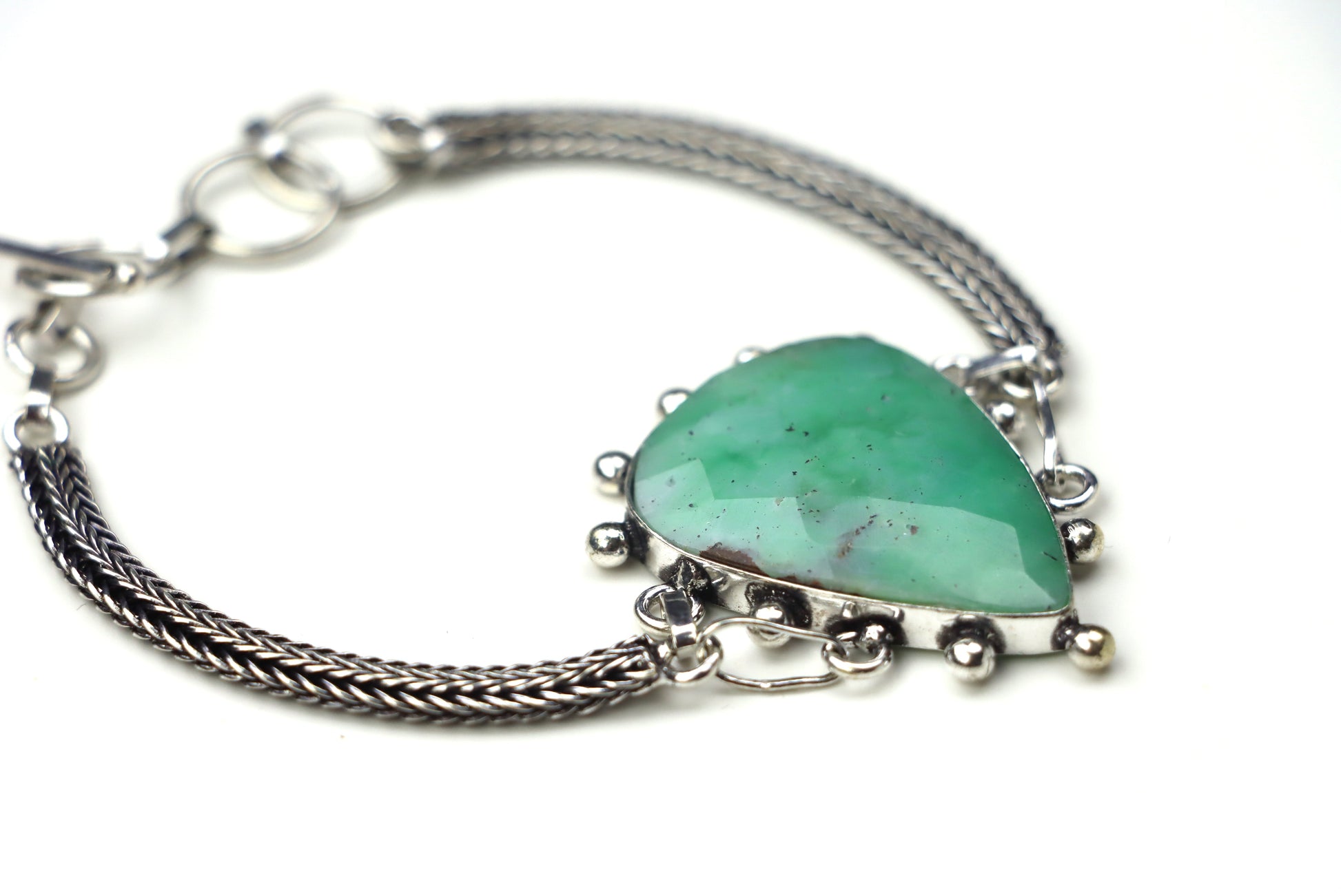 Náramek řetízkový nastavitelný – Chryzopras/opál fazetovanýImperium - Supreme Panthers