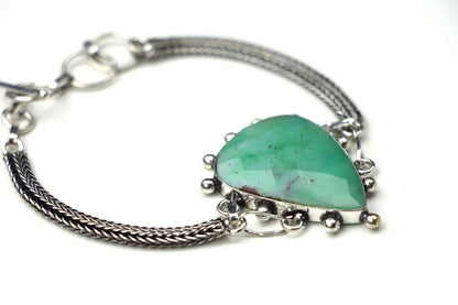 Náramek řetízkový nastavitelný – Chryzopras/opál fazetovanýImperium - Supreme Panthers