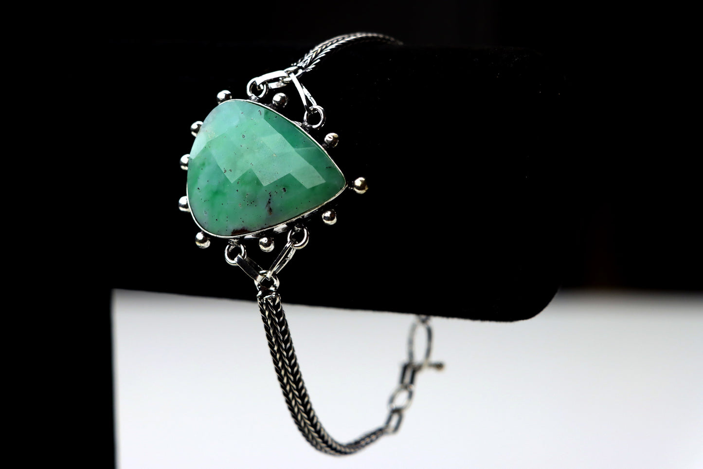 Náramek řetízkový nastavitelný – Chryzopras/opál fazetovanýImperium - Supreme Panthers