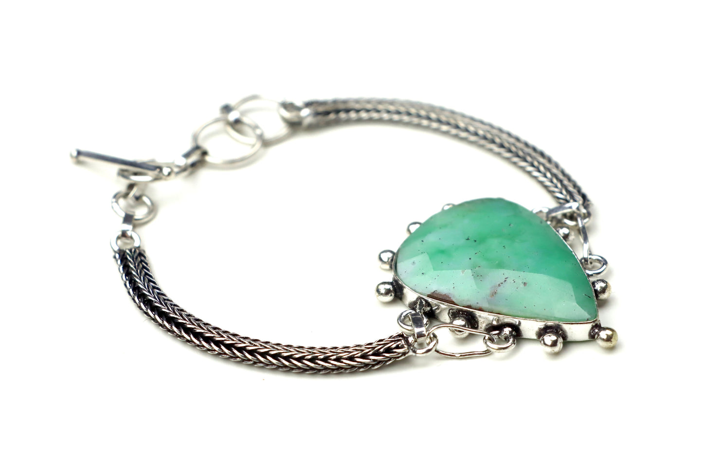 Náramek řetízkový nastavitelný – Chryzopras/opál fazetovanýImperium - Supreme Panthers