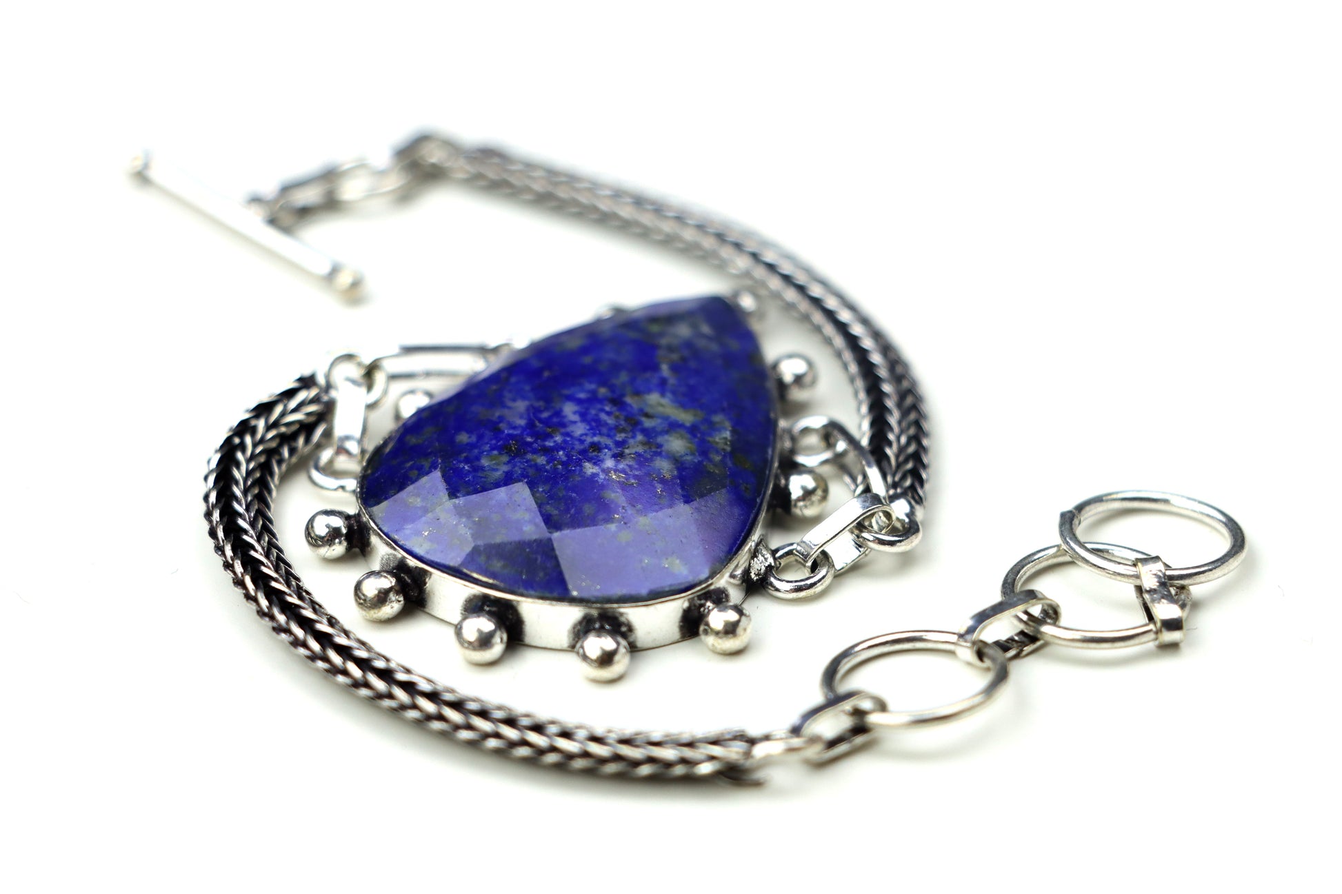 Náramek řetízkový nastavitelný – Lapis Lazuli fazetovaný Imperium - Supreme Panthers