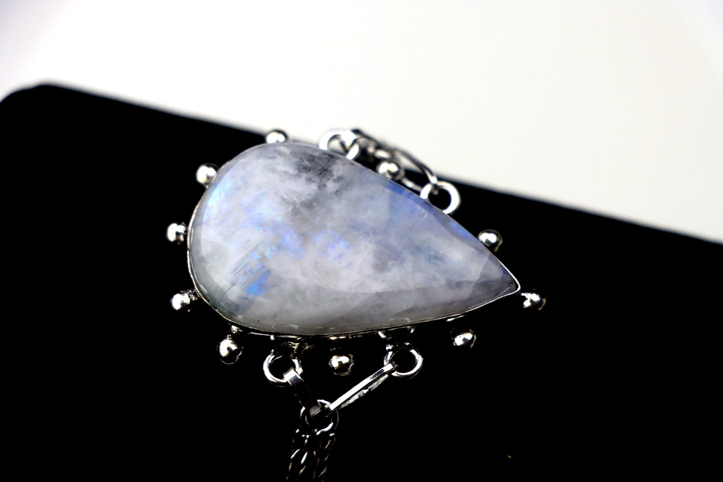 Náramek řetízkový nastavitelný – Měsíční kámen/adulár Imperium - Supreme Panthers