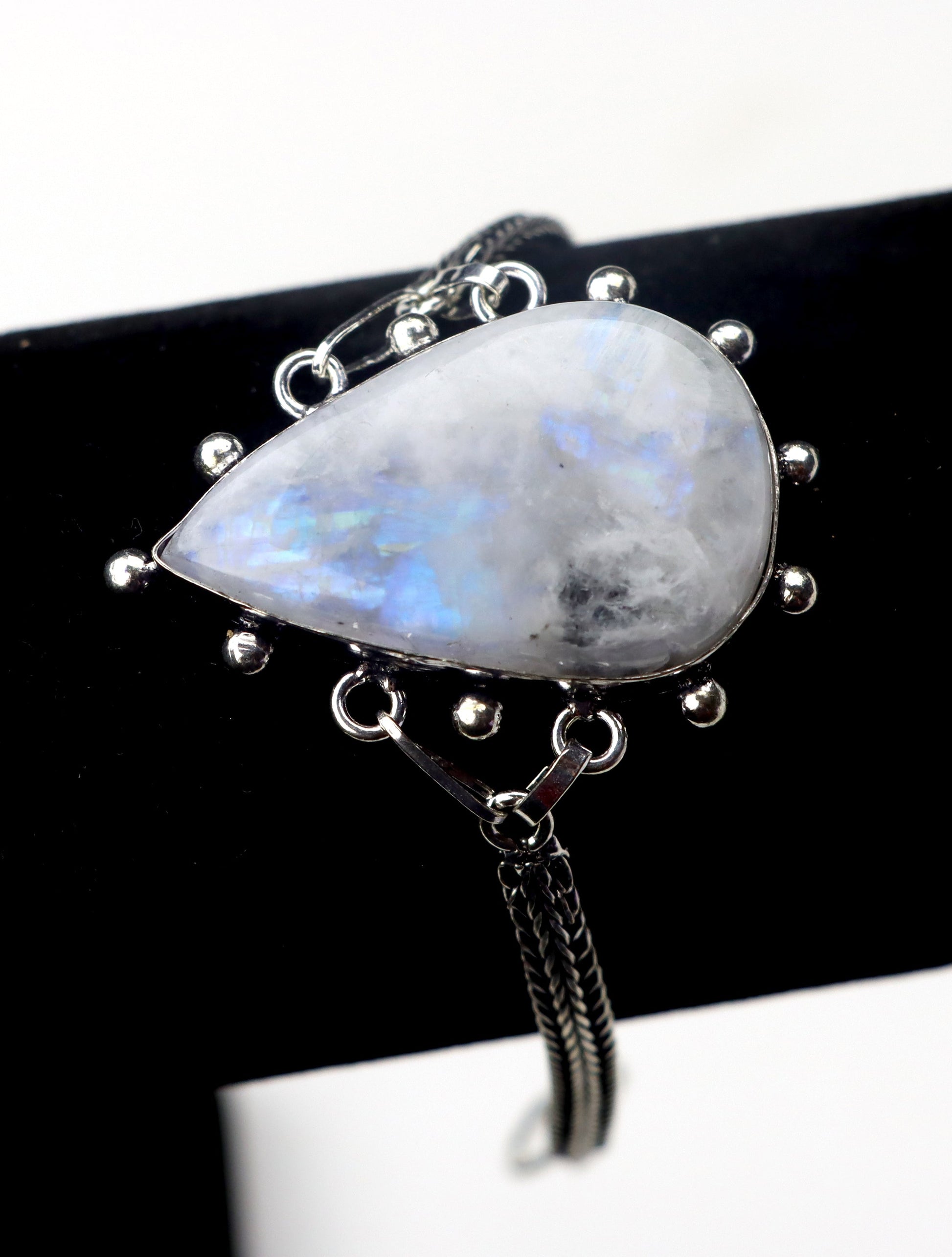 Náramek řetízkový nastavitelný – Měsíční kámen/adulár Imperium - Supreme Panthers