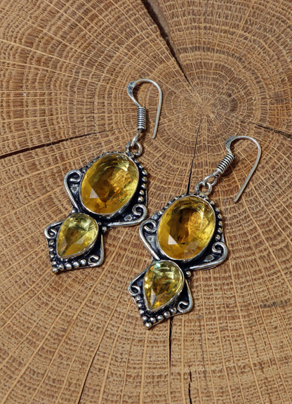 Náušnice "Citrín – Slzy slunce" - Supreme Panthers