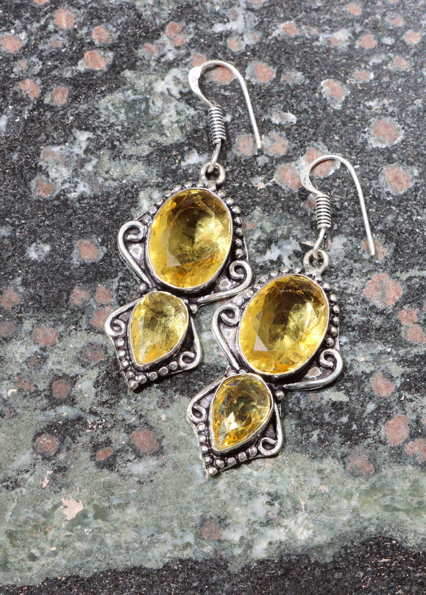 Náušnice "Citrín – Slzy slunce" - Supreme Panthers