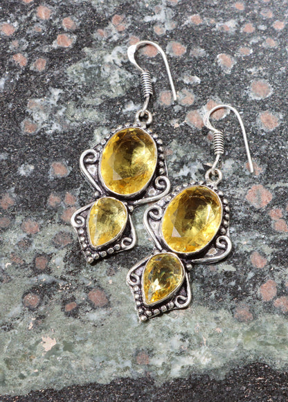 Náušnice "Citrín – Slzy slunce" - Supreme Panthers